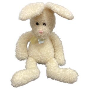 Gund White Floppy Ear Plush Rabbit Vintage Easter